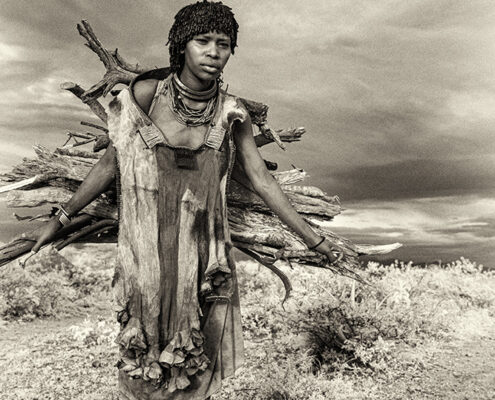 Hamar Women, 2024, Digital archival print on luster paper, 16 x 20 in