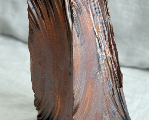 Leona Hiraoka, Uprising 2, 2026, Ceramic, 10.5 x 5.5 x 5 in, $300