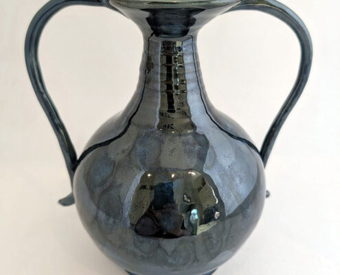 Jessica Jimenez, Amphora, 2026, Porcelain, 9 x 8 x 6 in, $250