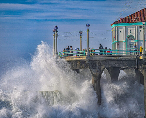 Manhattan Beach – Big Wave, 2023, Digital archival print on luster paper, 16 x 20 in