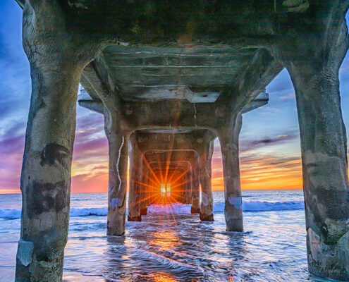 Manhattan Beach “Best” Pier Henge, 2022, Digital archival print on luster paper, 11 x 14 in